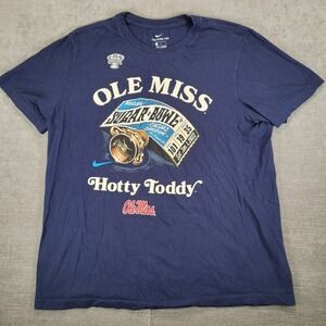 Nike Ole Miss Sugar Bowl Hotty Toddy Graphic‎ Tee T-Shirt Large